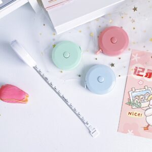 2-meter Circular Mini Multi-function Automatic Retracting Tape Measure