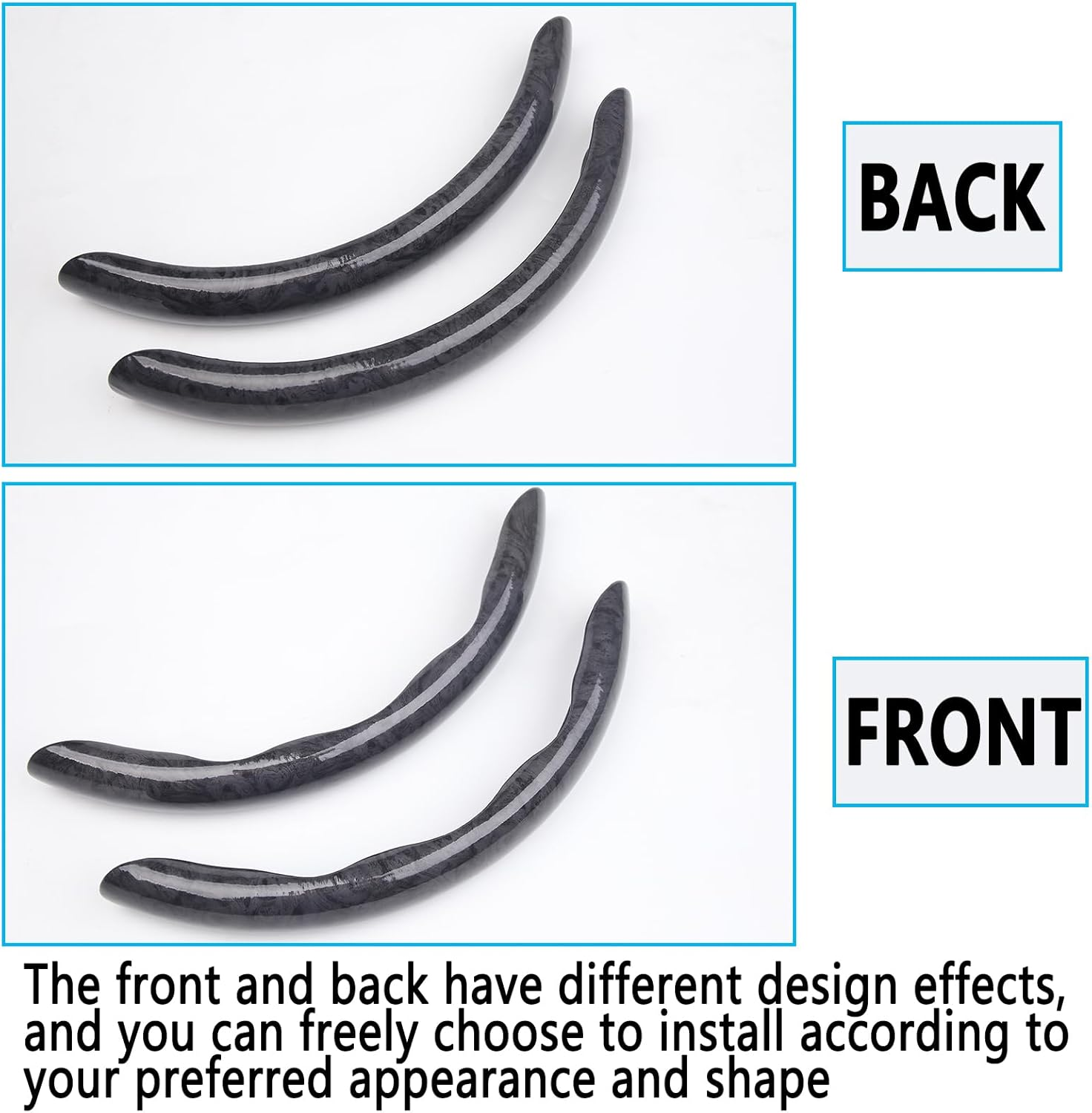 Wood-grain Steering Wheel Cover, Anti-slip Segmented Steering Wheel Protector, Anti-slip Wheel Cover, Suitable For Most Vehicles, Suitable For Both Men And Women – Black Wood-grain Color