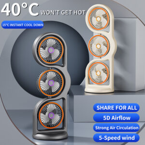 Three-headed Six-arm Fan