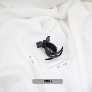 High-quality Basic Black Spray-painted Hair Clip