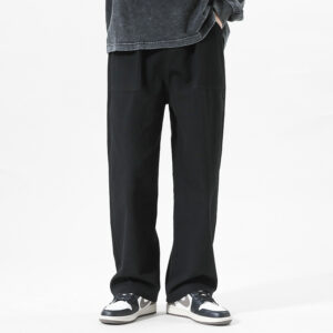High-street Loose Straight-leg Wide-leg Pants Mens