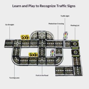 Urban Transportation Architecture Crane Stained Glass Magnetic Tiles