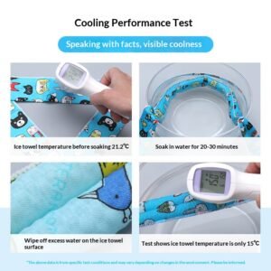 Summer Cartoon Pet Ice Bib For Cats And Dogs