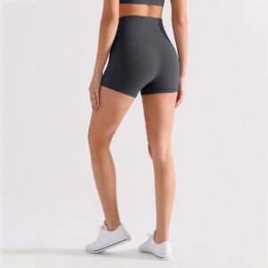 Outerwear-style High-waisted Butt-lifting Fitness Cycling Shorts