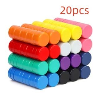 2cm Round Colored Magnetic Pins