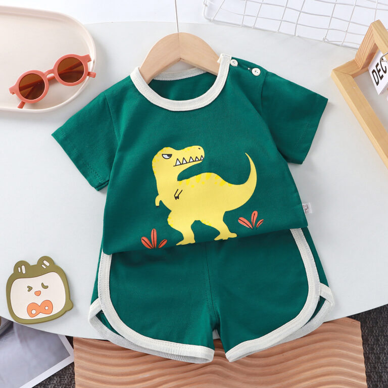 Children’s Short-Sleeve Set Baby Summer T-Shirt Two-Piece Set