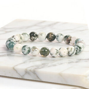 Multi-colored Natural Stone Bead Bracelet