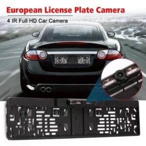 Black Wireless Waterproof Backup Camera Kit | IP68 | 2.4 GHz | 170° Wide Angle | 25 Mm Lens | Night Vision