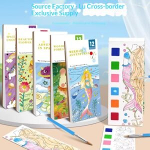 Cross-border Children's Gouache Coloring Book Stickers