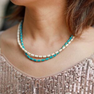 Japanese And Korean-style Trendy Jewelry Natural Stone Clavicle Necklace