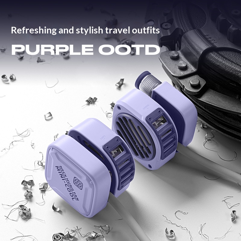 Outdoor Neck-Hanging Portable Bladeless Silent Mini Fan