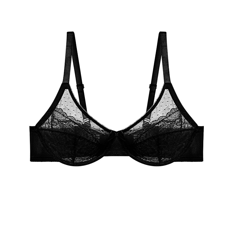 Plus Size Underwear Gauze Push Up Bra