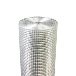 Hardware Cloth 23 Gauge, Hot-dip Galvanized After Welding Chicken Wire Fence Roll Garden Plant Welded Metal Wire Fencing Roll, Rabbit Cages Snake Fence
