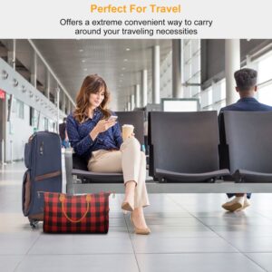 1Pc Women Duffle Bag Travel Luggage Bags Weekend Overnight Bag Tote Bags Shoulder Handle Bags Portable Diaper Bag