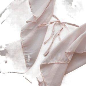 Plus-size Ruffled Chiffon Sun-protective Top For Women