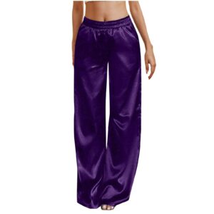 New European And American-style Solid-color Pocket Elastic-cuff Casual Trousers