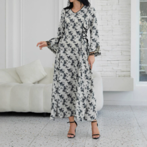 Bohemian Style Fashion Printed Robe Abaia Long Skirt