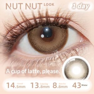 Colored Contact Lenses With Durable Light-colored And Fixed-axis High-brightness Daily Disposable Lenses