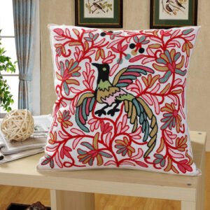 Cotton Fabric Embroidered Large Bed Headrest Pillow