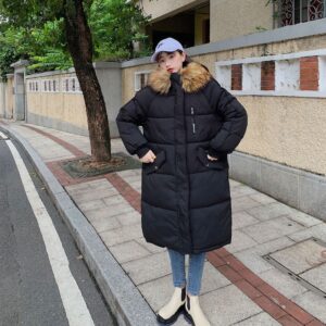 New Winter Mid-length Loose Plus-size Down Padded Jacket For Women