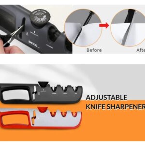 Knife Sharpener 5 In 1 Adjustable Angle Kitchen Grinding Machine Professional Knife Scissors Sharpening Tools Home Kitchen Knife