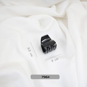 High-quality Basic Black Spray-painted Hair Clip