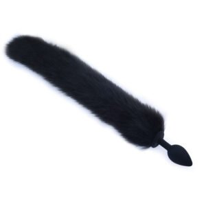Toys Artificial Silicone Plug Small Size Back Court G-spot Butt Plug Fox Tail Training