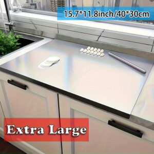 Flour-dough Rolling And Fruit-cutting Anti-mold Stainless Steel Cutting Board