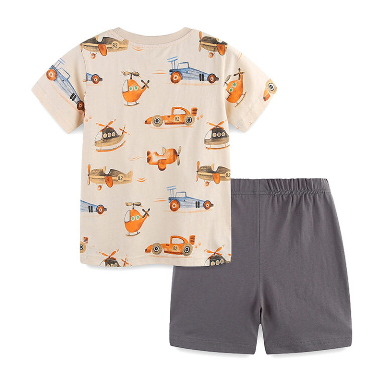 Summer New Boys’ Short-Sleeve Set