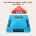 Childrens Colorful Magnetic Tiles With Strong Magnets For Educational Building
