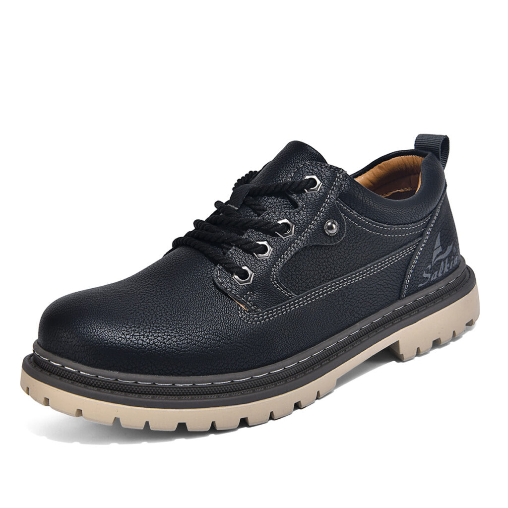 British-style Work Boots For Trendy Men