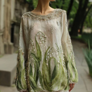 Lady's Vintage Bohemian Blouse
