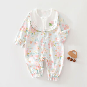 Class A Pure Cotton Baby Romper Spring Autumn Boneless Long-Sleeve Crawling Suit Baby Onesie