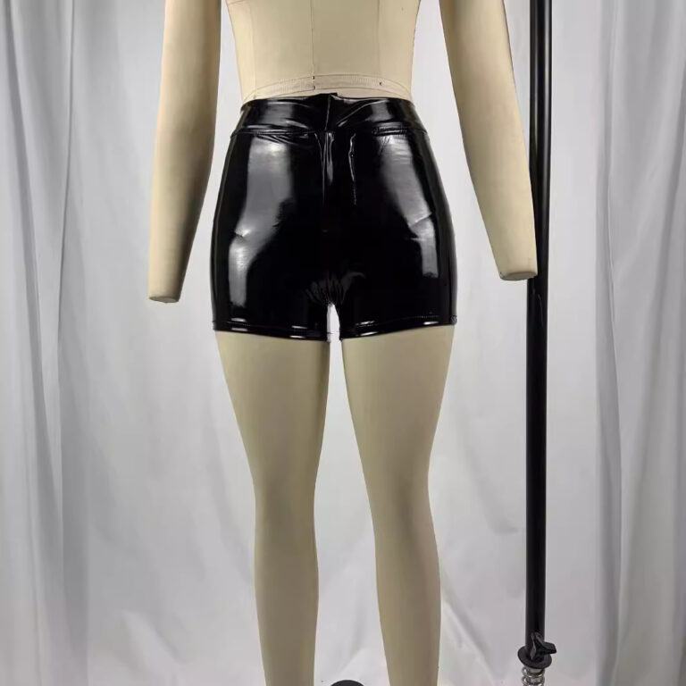 Solid-color Fashionable High-waist Plus-size Hot Pants