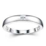 Engraved With Top-quality Moissanite, This Luxurious And Fashionable Minimalist Jewelry Set Features Exquisite Silver Accessories For Ladies. Made Of S925 Silver With Electroplated Platinum.