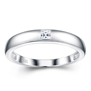 Engraved With Top-quality Moissanite, This Luxurious And Fashionable Minimalist Jewelry Set Features Exquisite Silver Accessories For Ladies. Made Of S925 Silver With Electroplated Platinum.