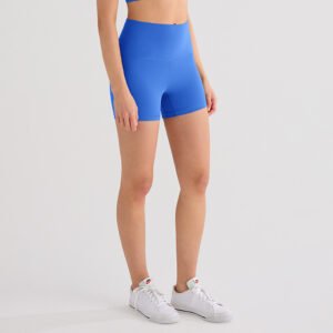 Outerwear-style High-waisted Butt-lifting Fitness Cycling Shorts