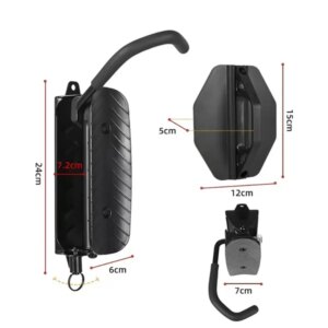 1PC Bicycle Wall Rack, MTB Road Bike Storage, Rotating Angle, Hook, Bicycle Support Stand