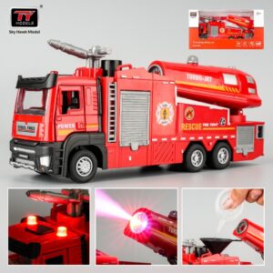 Toy For Kids Alloy Spray Truck, Watering Truck Car Model