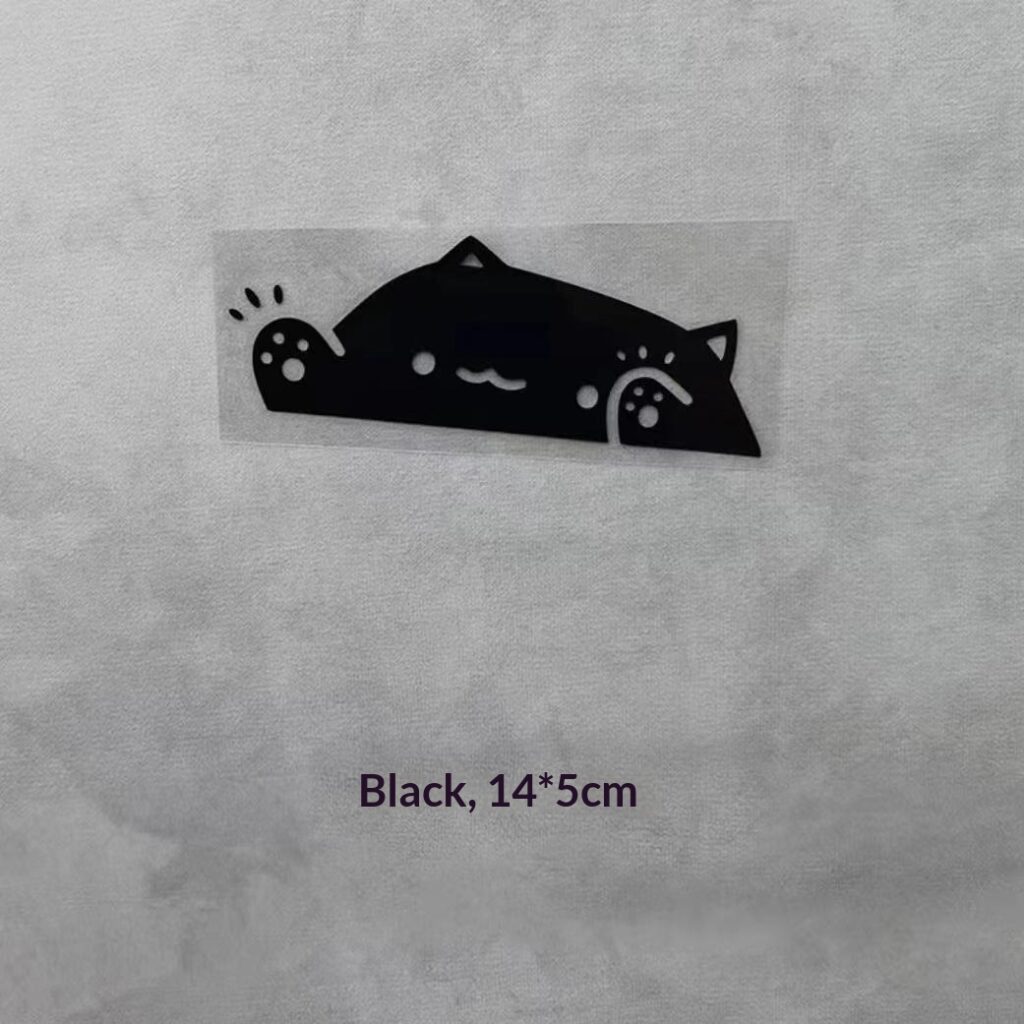 Cat Knocking On Window Car Sticker Kitten Decal For Auto Windows Scratch Covering Pet Decor Vinyl Adhesive Automotive Decal
