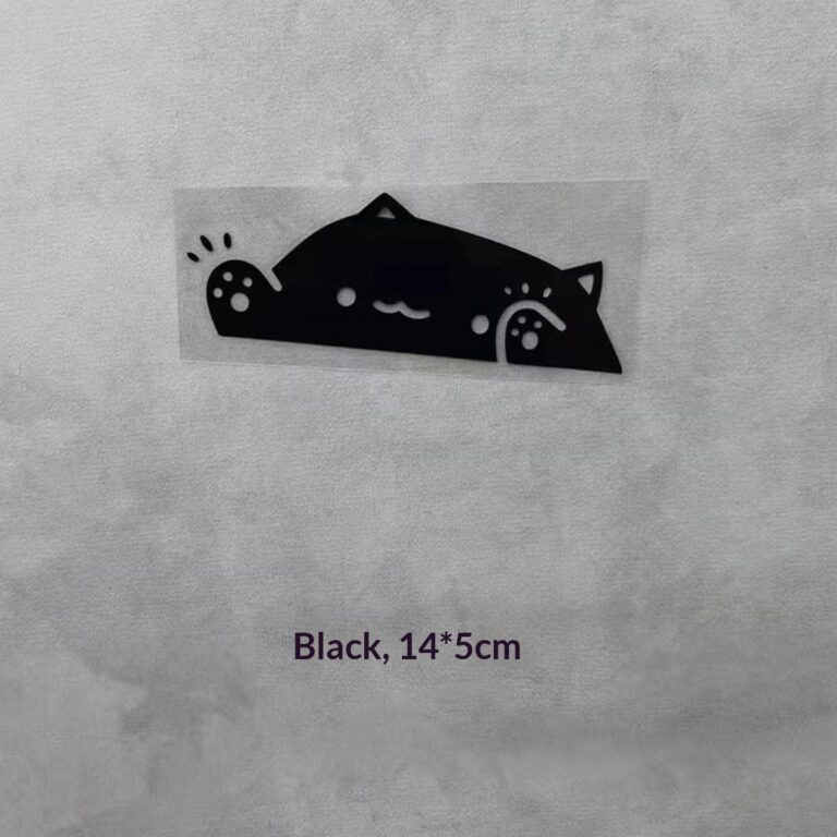Cat Knocking On Window Car Sticker Kitten Decal For Auto Windows Scratch Covering Pet Decor Vinyl Adhesive Automotive Decal