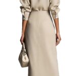 Womens Elegant Chic Sexy Solid-Color Irregular Pleated Dress