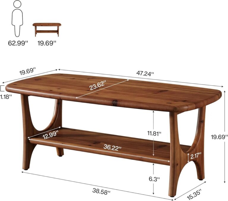 Spacious Coffee Table,Rectangle Chating Table,Center Table