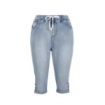 Length Casual All-Match Butt-Lifting Denim Trousers For Women