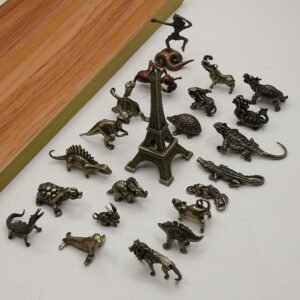 Qing Dynasty Solid Bronze Animal Figurine