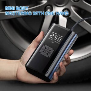120W Handheld Air Compressor Wireless/Wired Inflatable Pump Portable Air Pump Tire Inflator Digital For Car Bicycle Balls