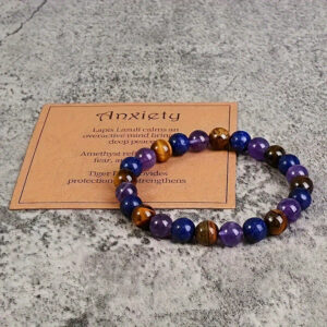 Retro Lapis Lazuli Tiger Eye Handmade Bracelet