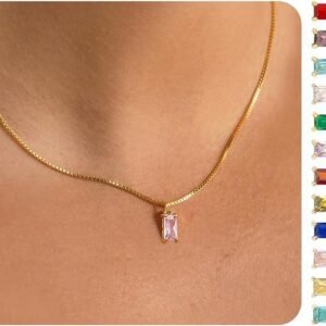 Pendant Women's Delicate Zircon Necklace Jewelry