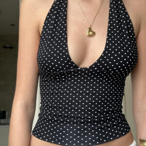 Women's Chic Solid-Color Halter Neck Tank Top