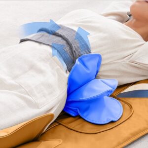 Relaxing Stretch Waist Massage Mattress Manual Control Back Massage Cushion Heating Airbag Stretching Heating Body